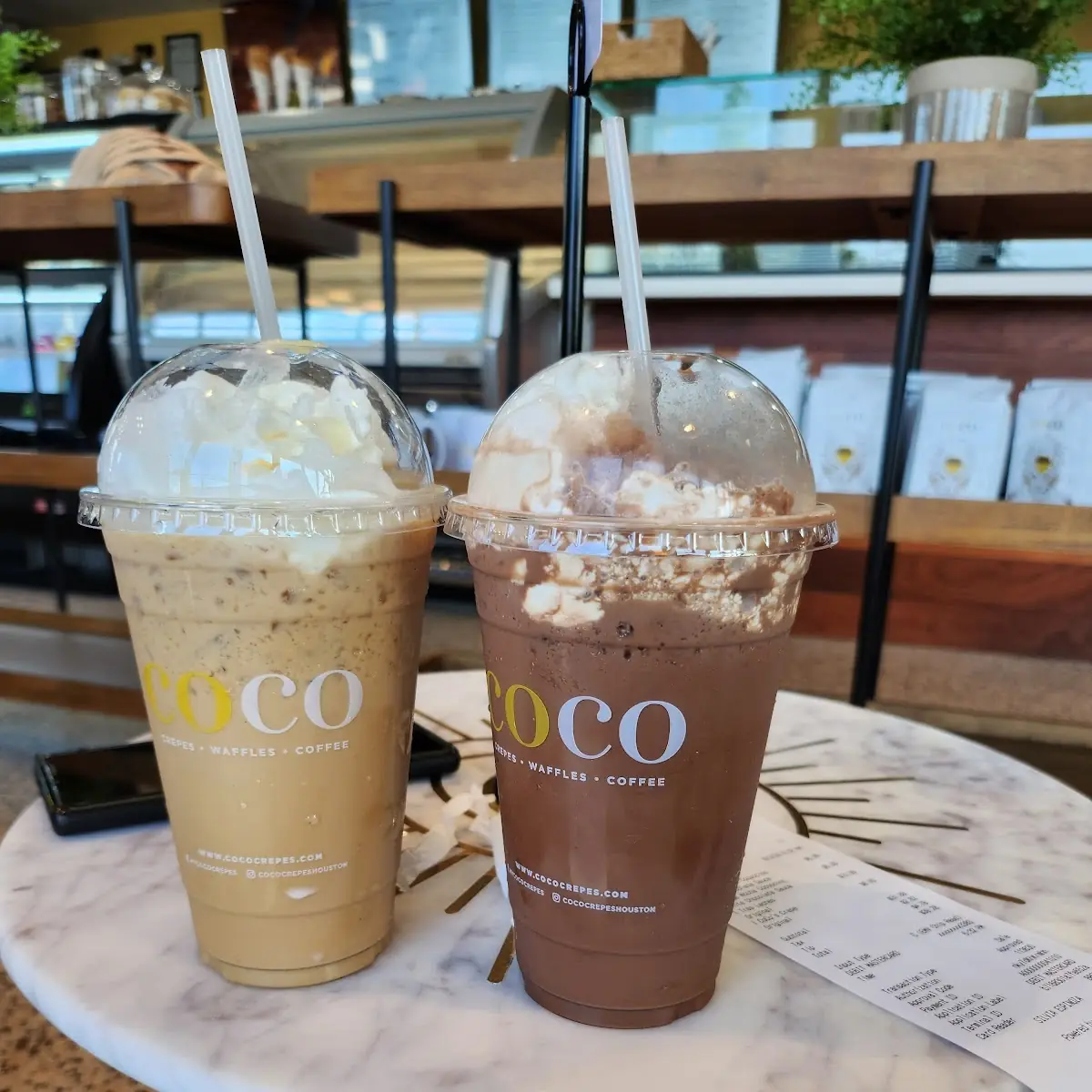 Ice Dark and White Chocolate Mocha