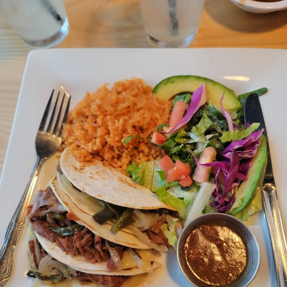 Two Cowboy Chicken Tacos