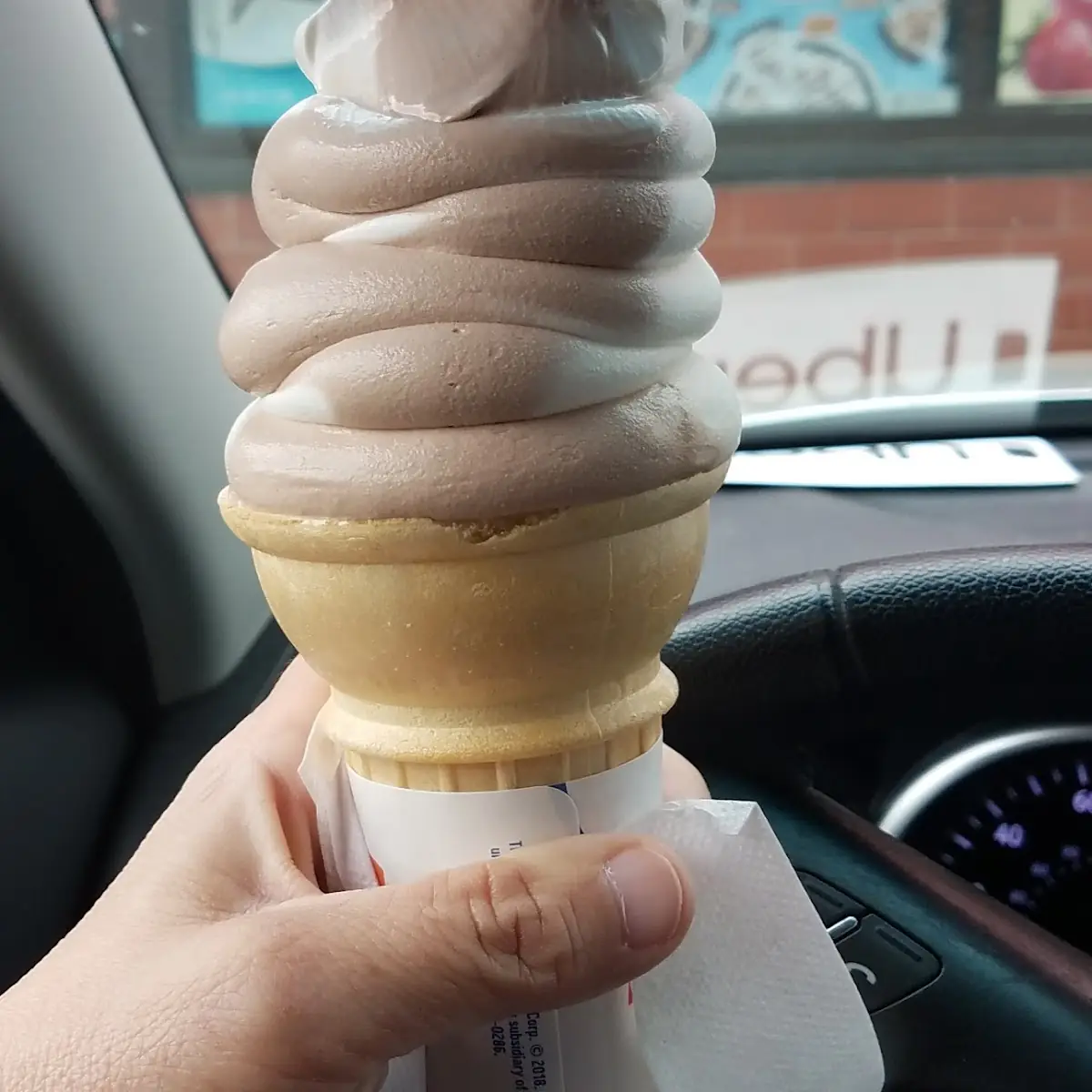 Swirl Ice Cream Cone