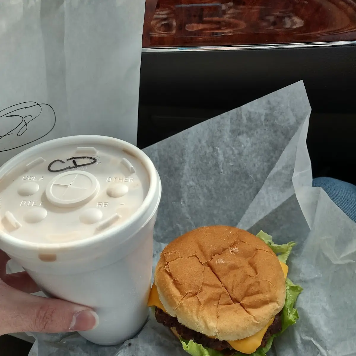 Double Cheeseburger and Cookie Dough Glacier