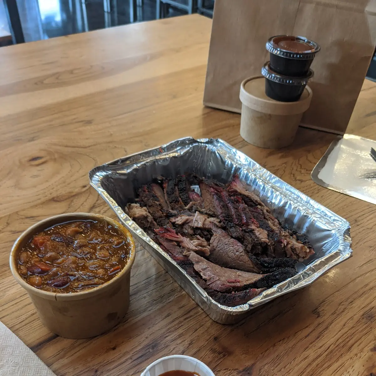 Chopped Brisket Sandwich