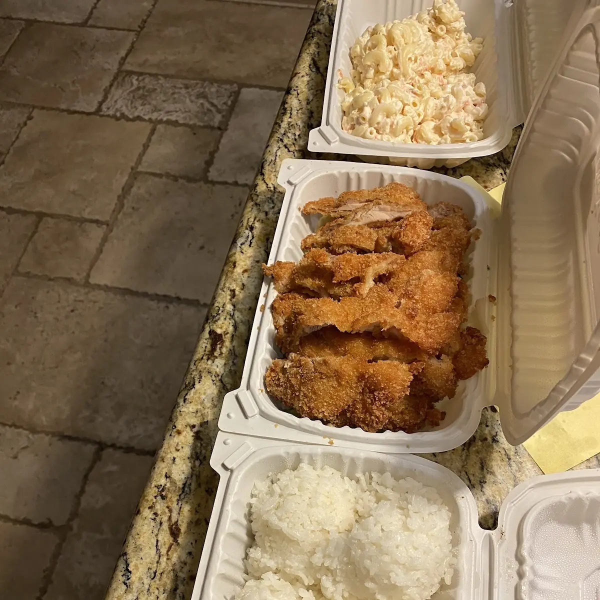Breaded Chicken Macaroni Salad