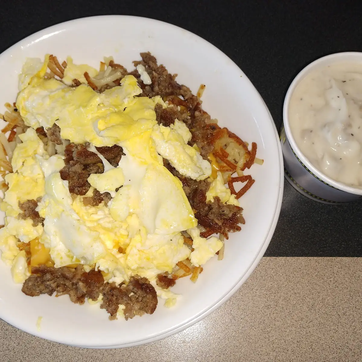 Hash Brown Bowl with Eggs Any Style