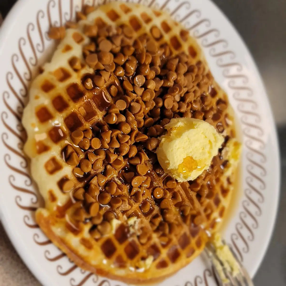 Peanut Butter Chip Waffle