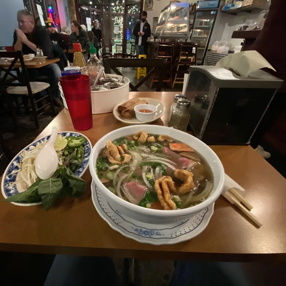 Combination Pho with Pork Skin