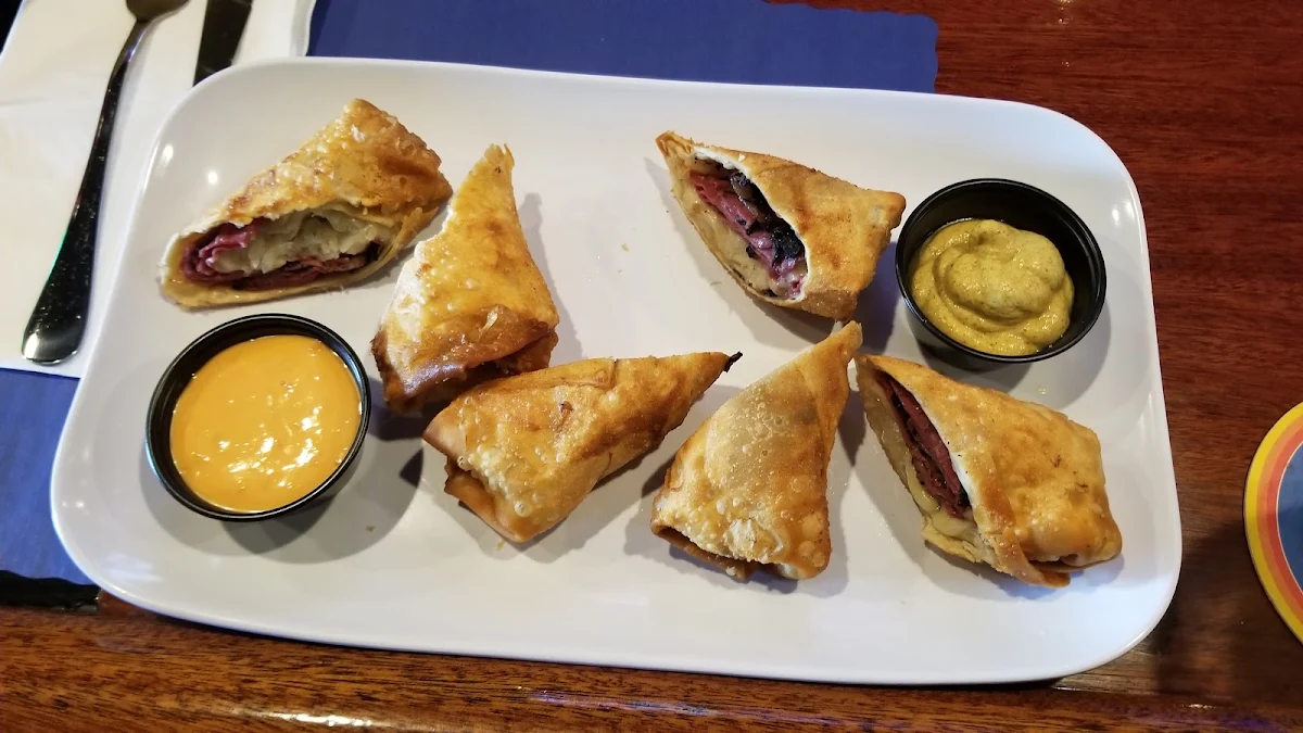 Pastrami Reuben Egg Rolls