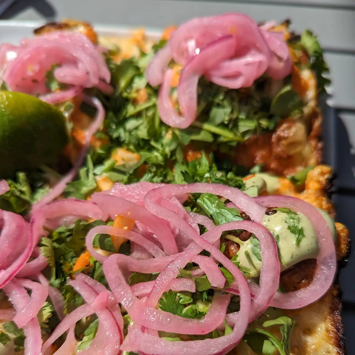 Buffalo Cauliflower Pizza