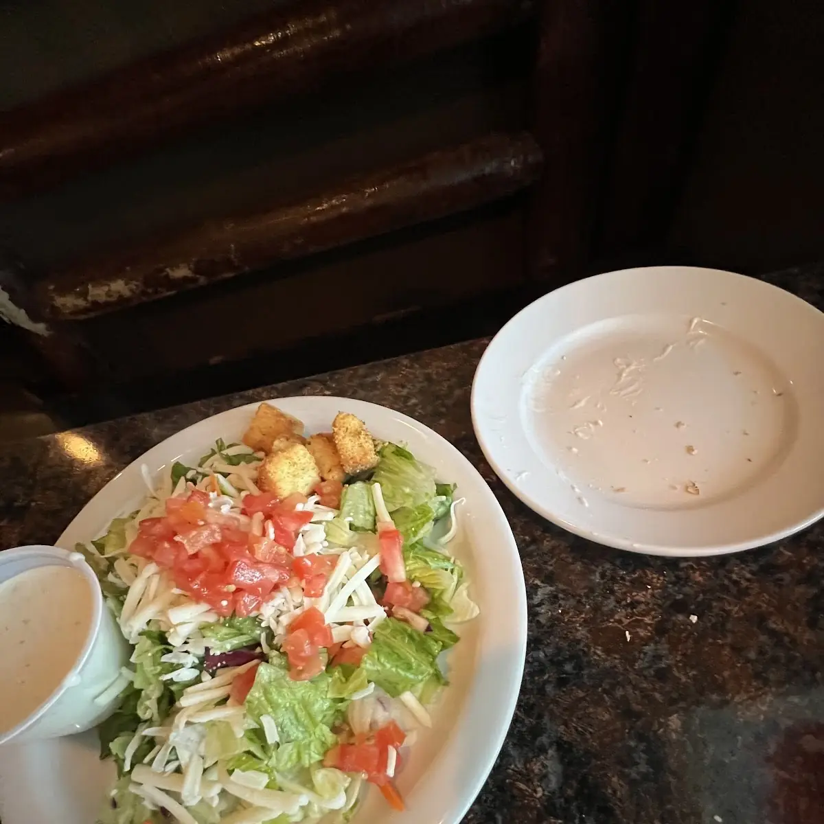 Side Salad with Blue Cheese on the Side
