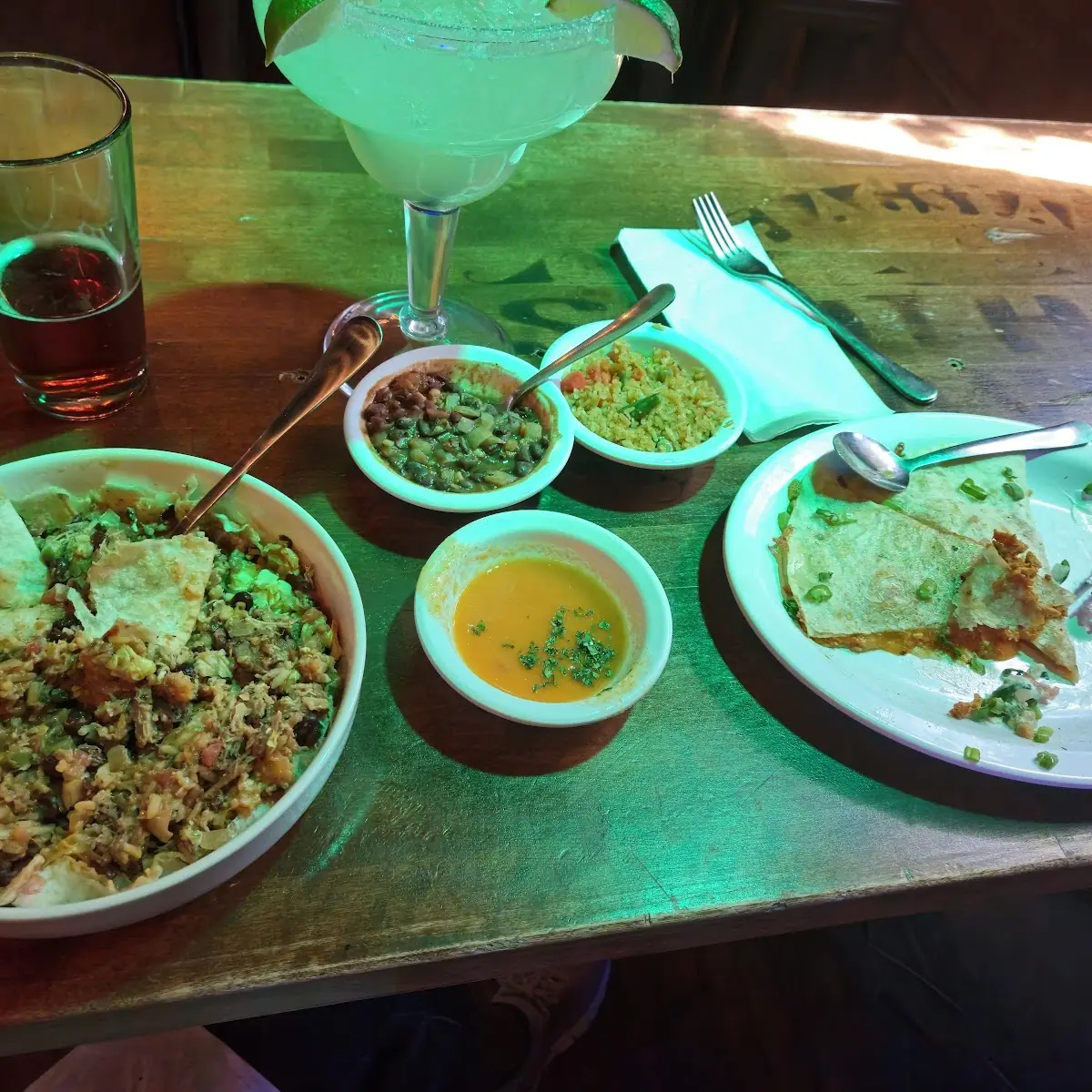 Burrito Bowl & Chicken Quesadilla