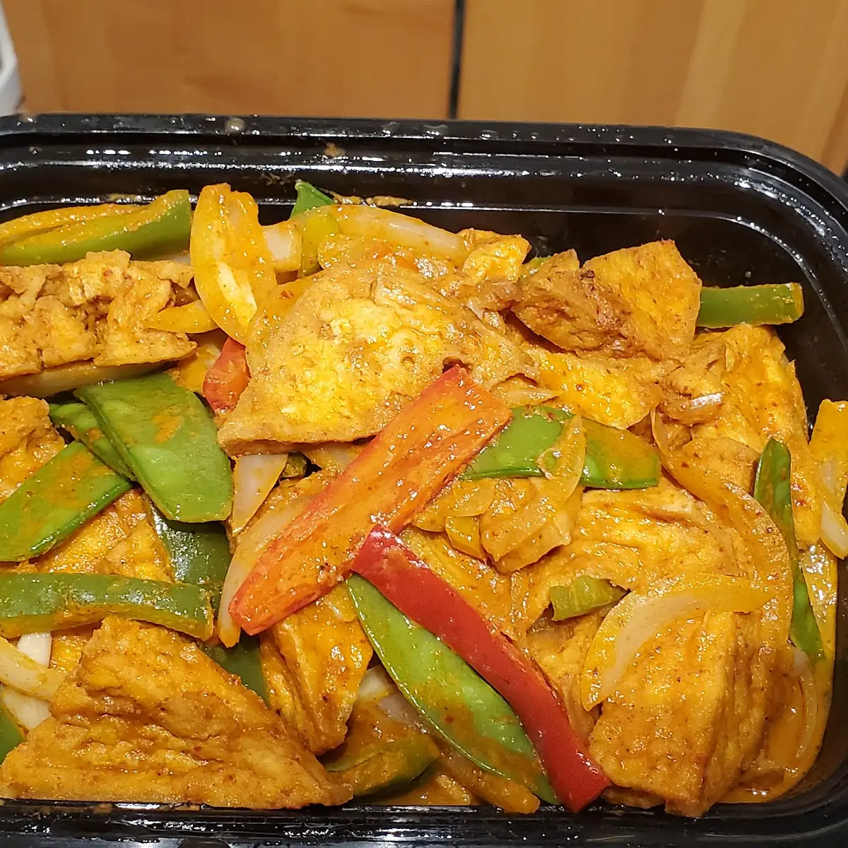 Red Curry with Fried Tofu