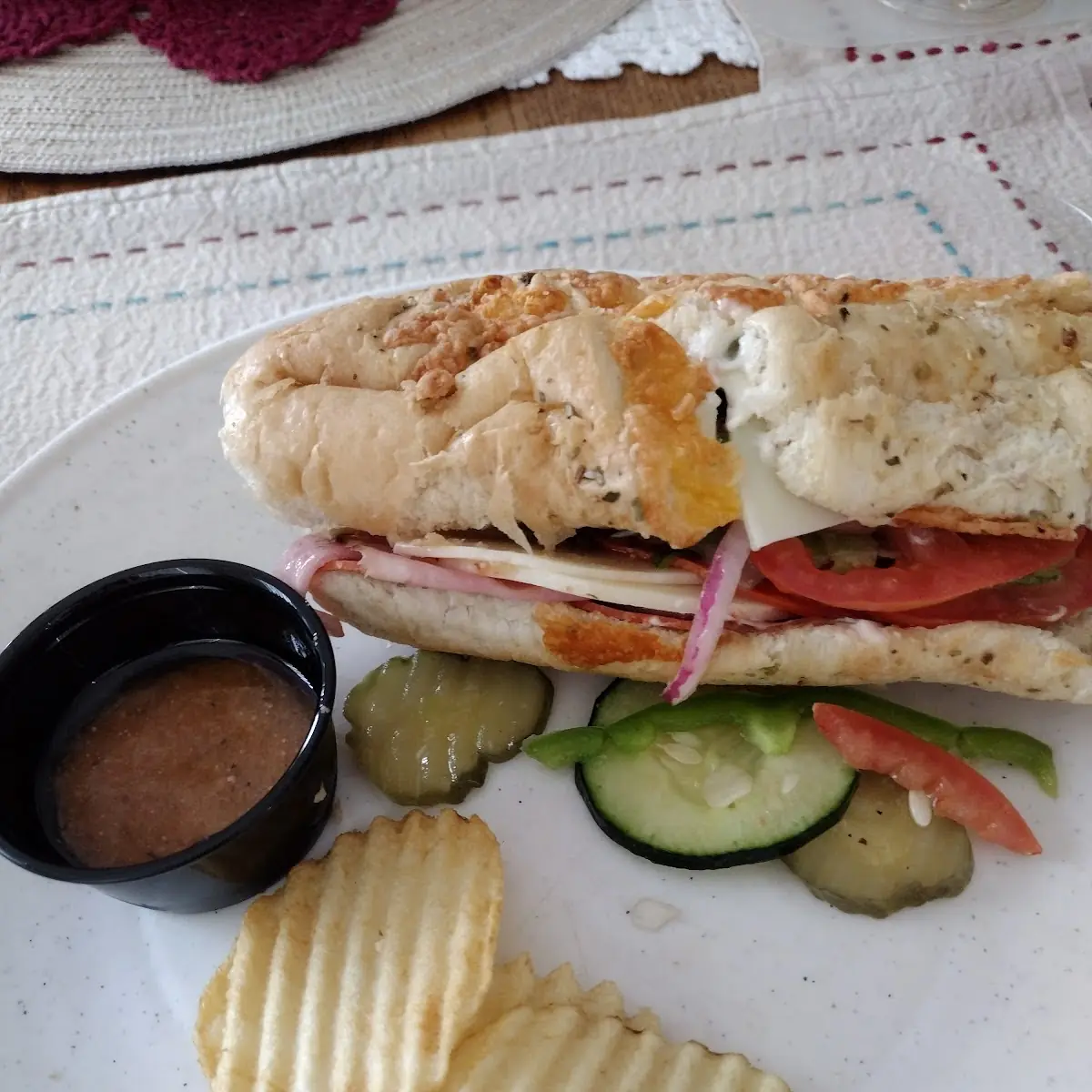 4 Herb Cheese Bread Parmesan Vinaigrette