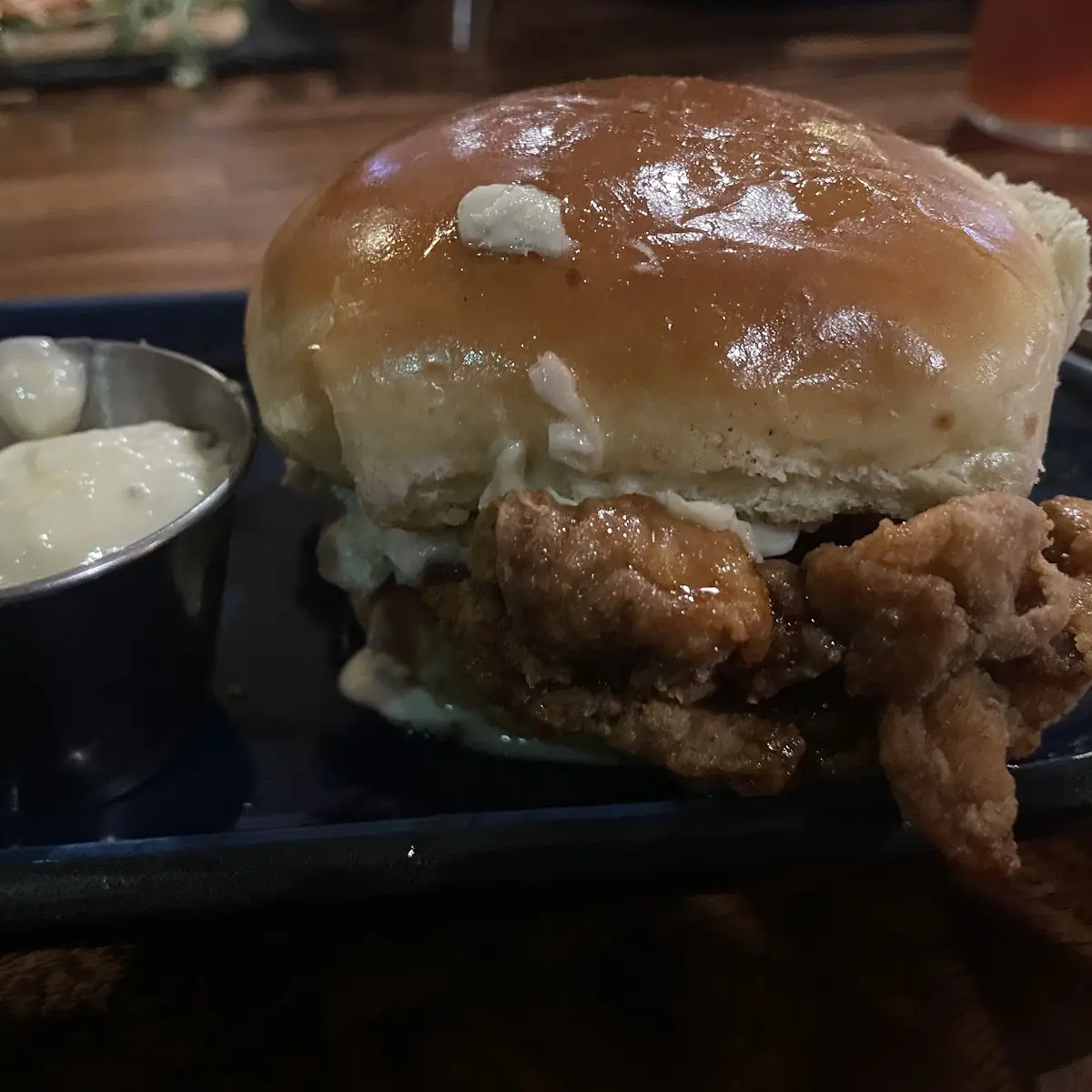Honey Hot Fried Chicken Sandwich