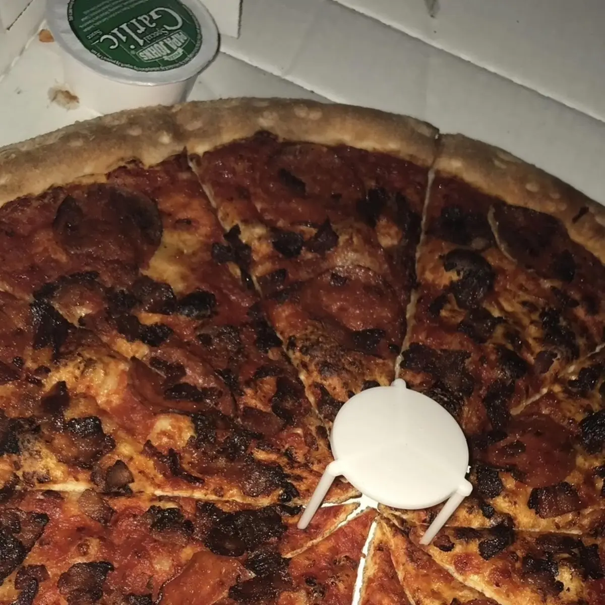 Meatball Pepperoni Pizza