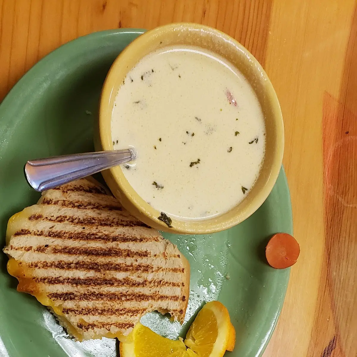 Soup and Half Sandwich