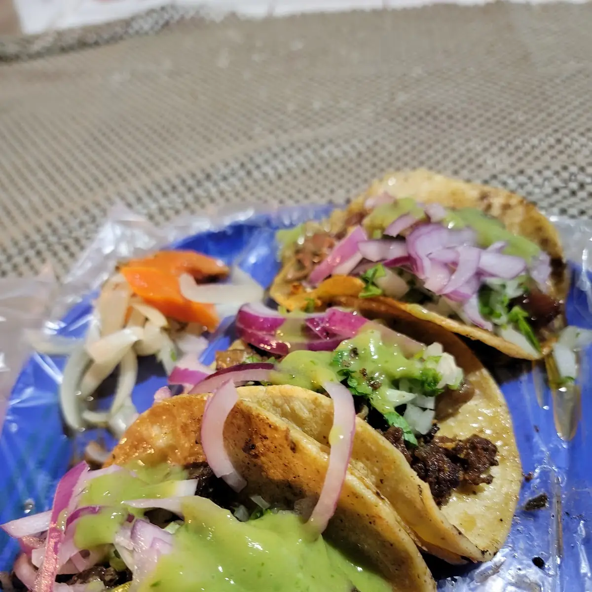 Beef Tacos with Salsa and Lime