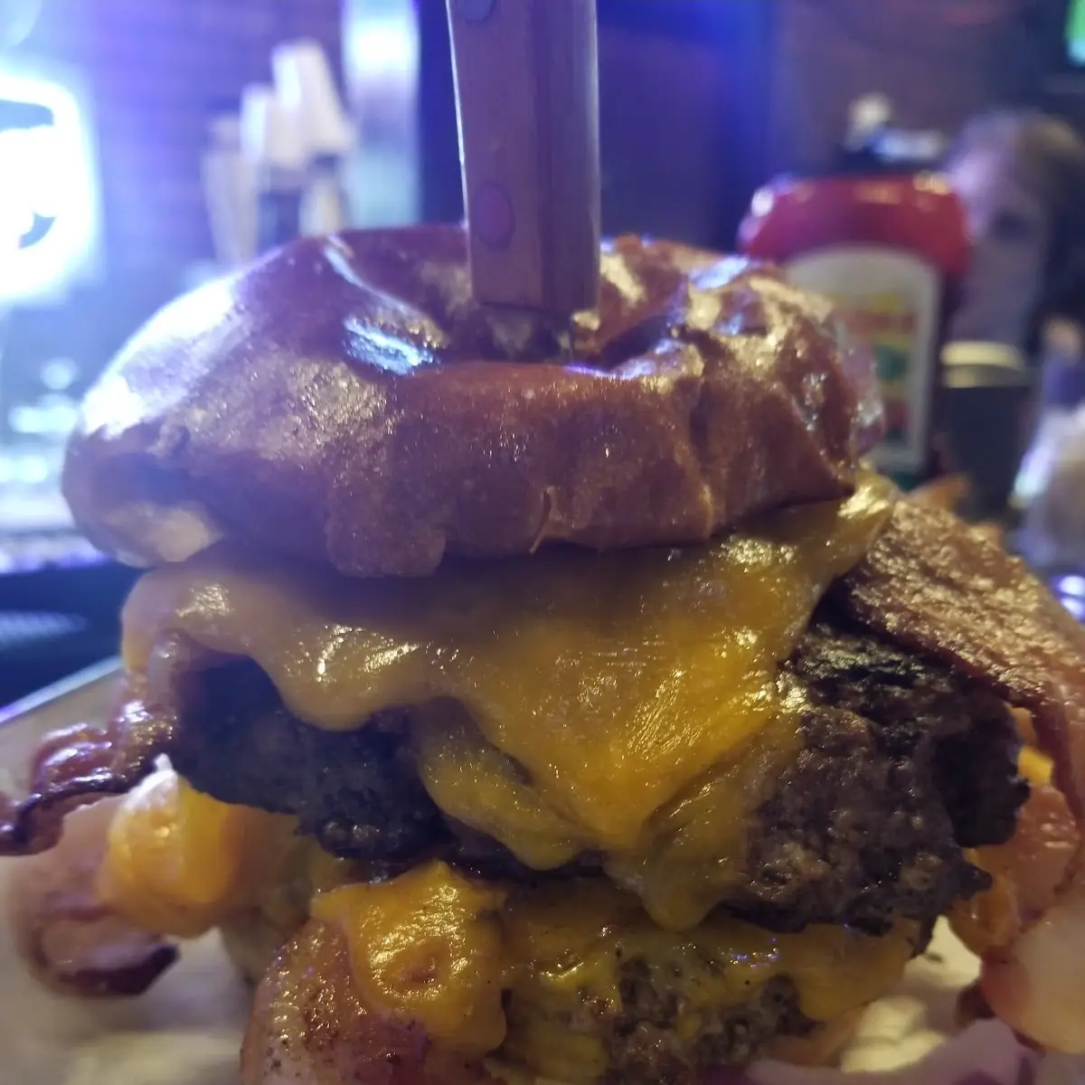 Bacon Maxx Burger with Bacon Jam