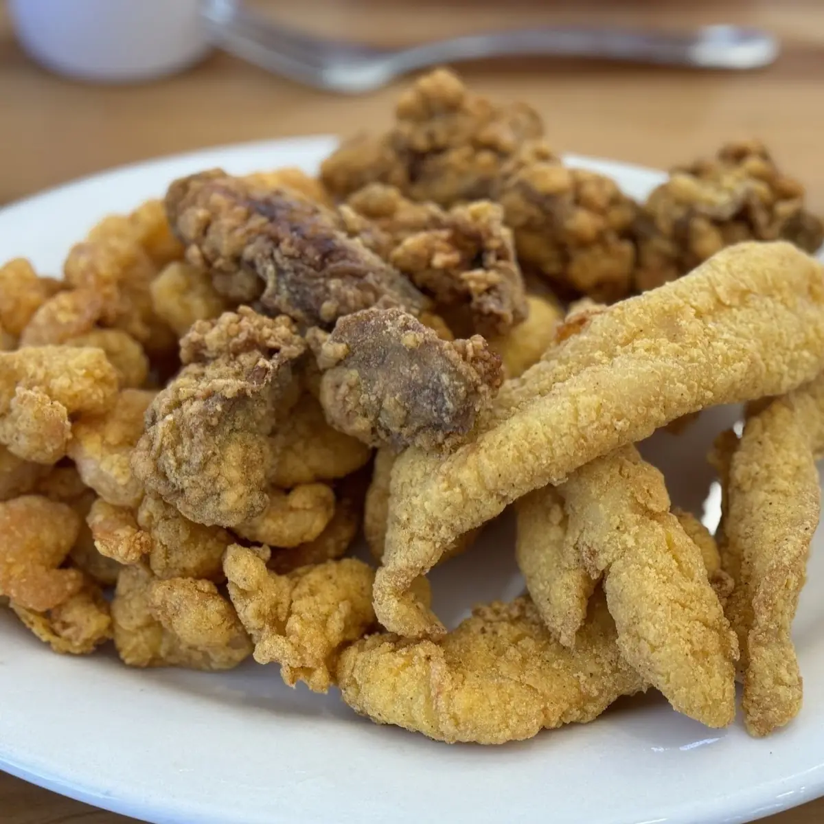 Seafood Platter with Soft Shell Crab