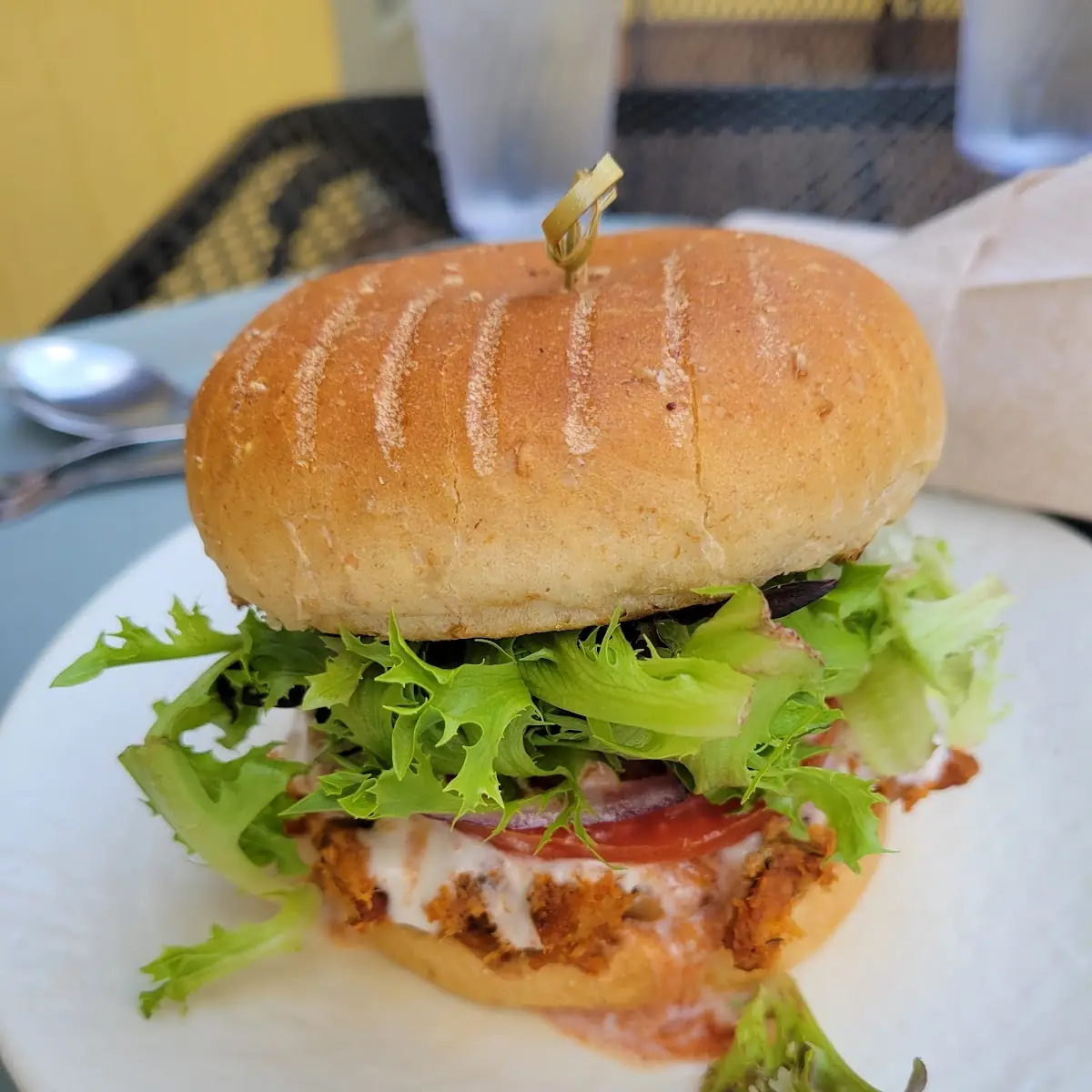 BBQ Veggie Burger