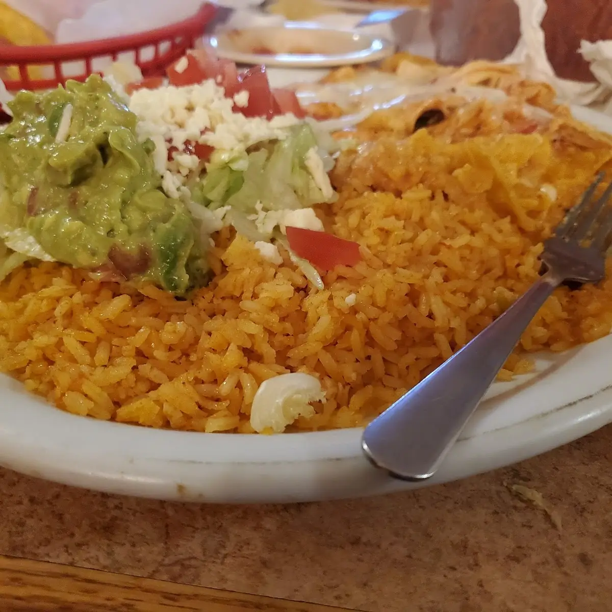 Rice Beans Guacamole Salad
