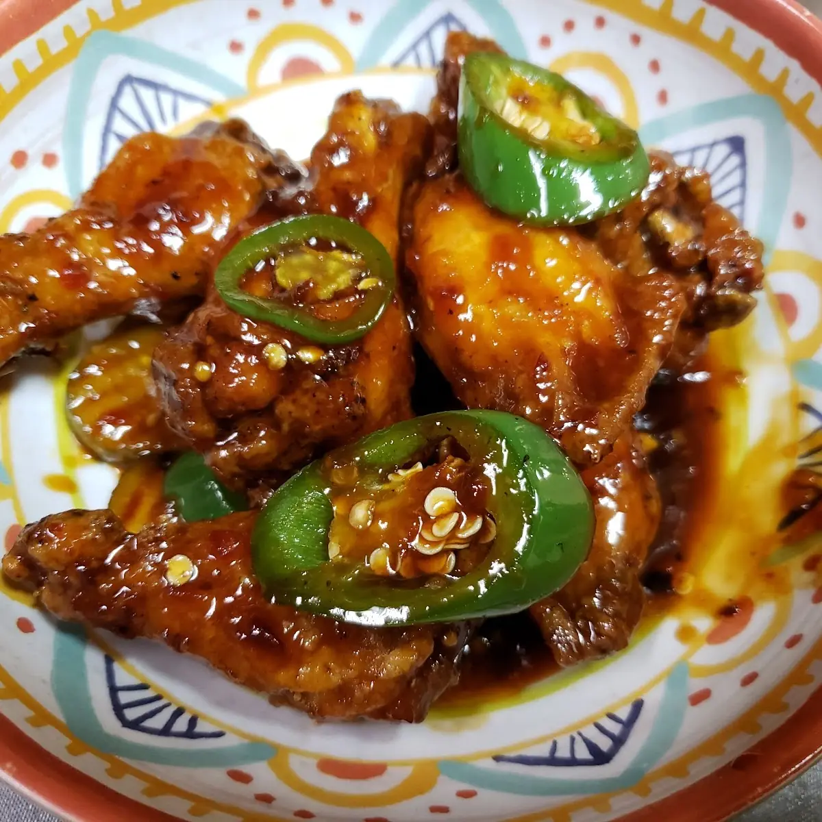 Sweet Spicy Chicken Wings