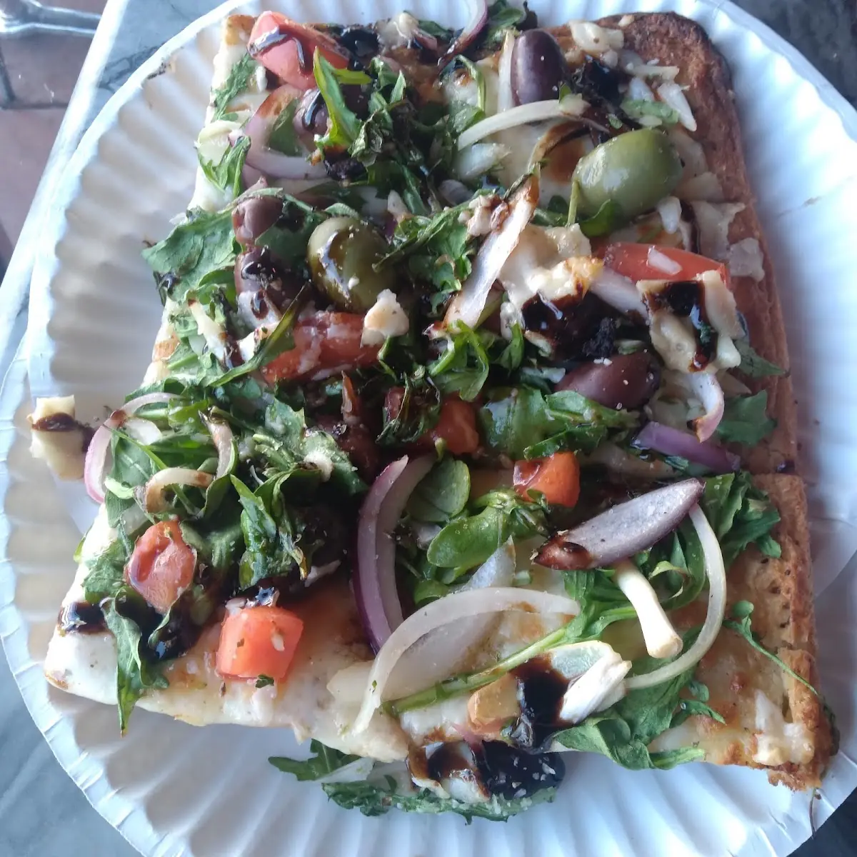 Arugula Salad Pizza