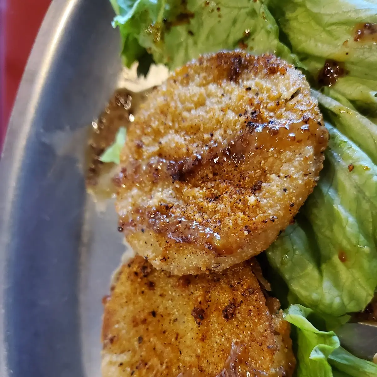 Fried Green Tomatoes Maple Cayenne Mustard