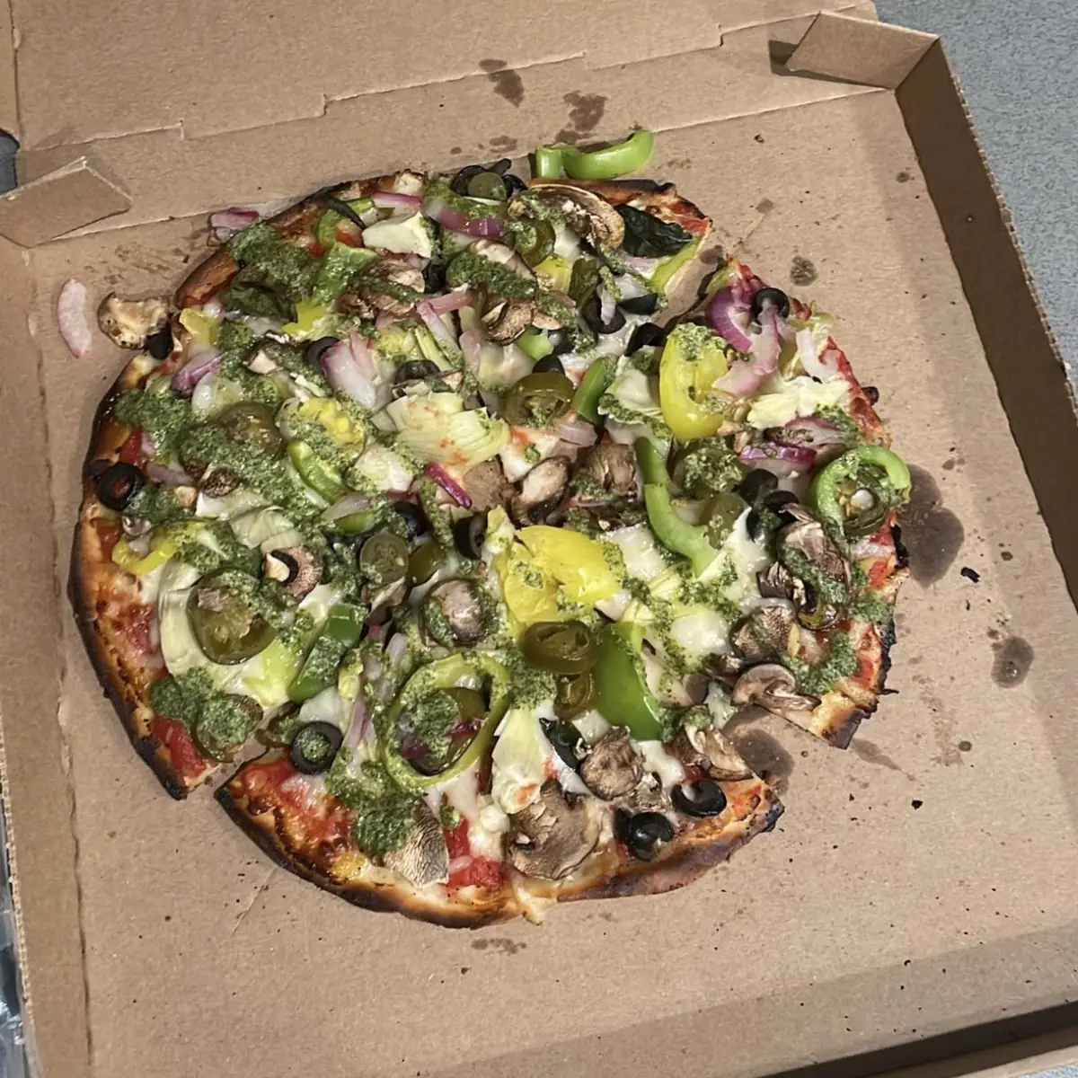 Customized Vegan Pizza