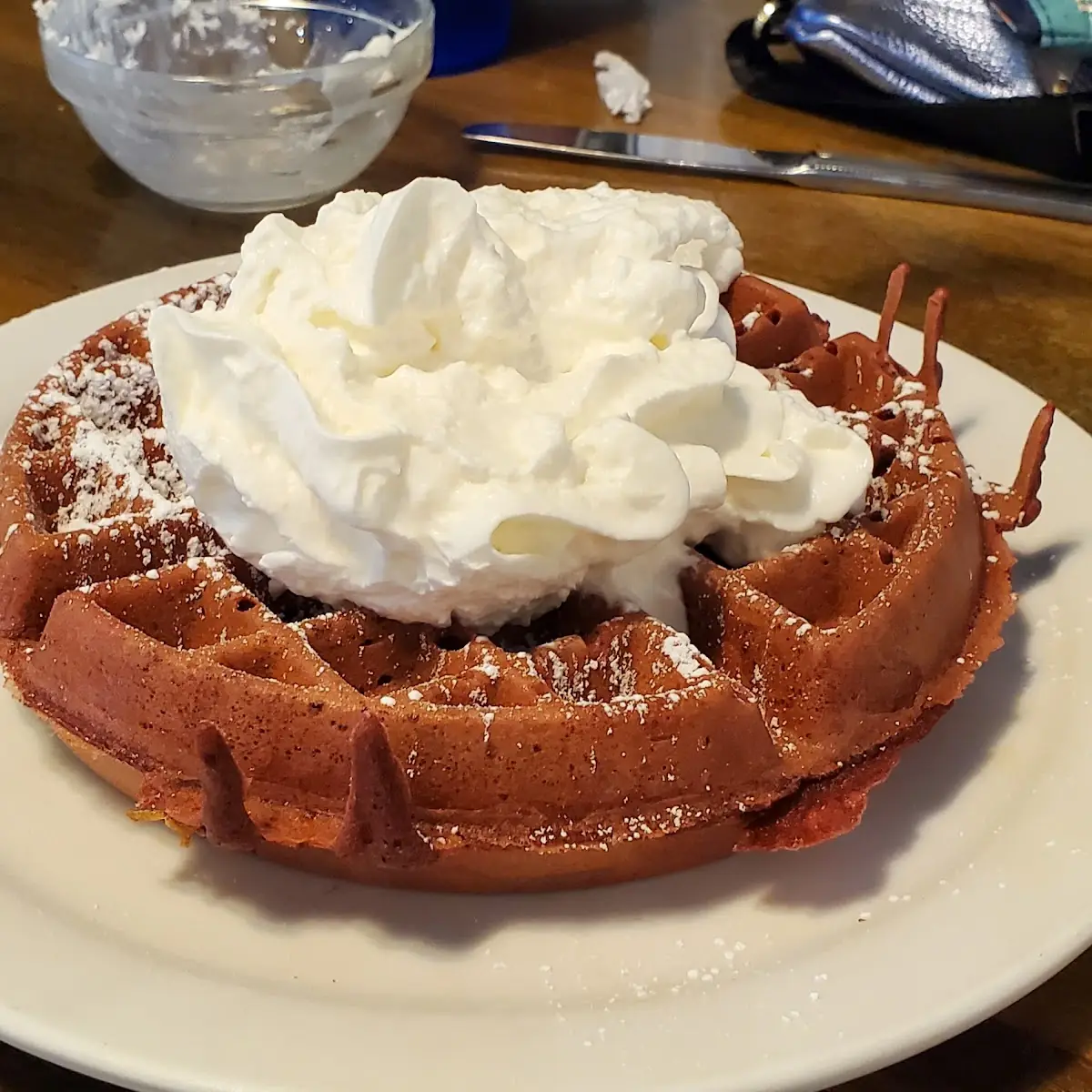 Red Velvet Malted Waffle