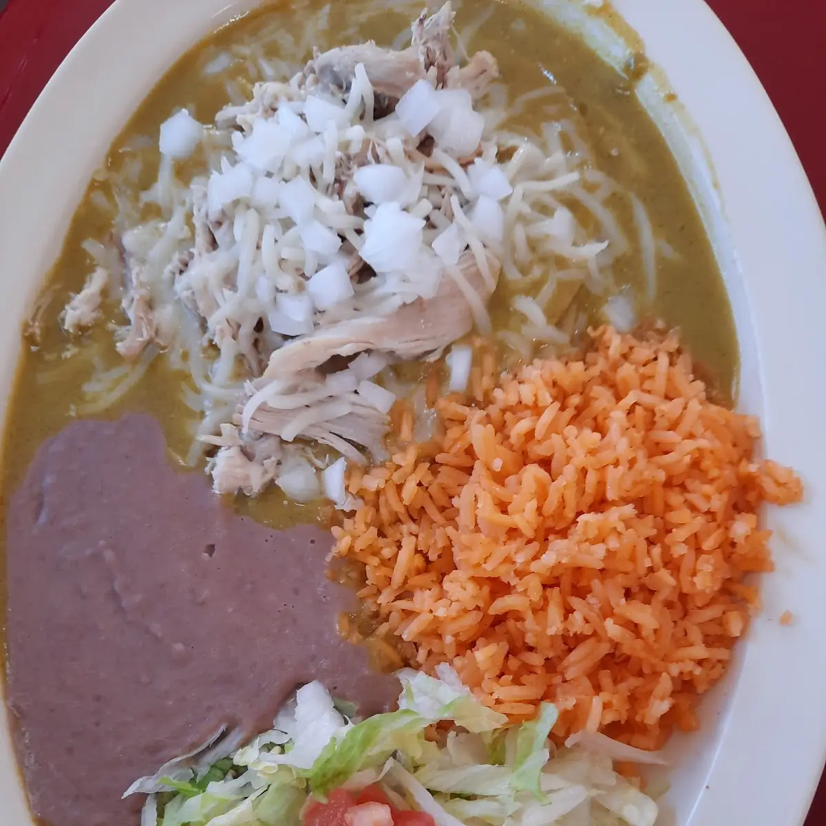 Green Chicken Enchilada