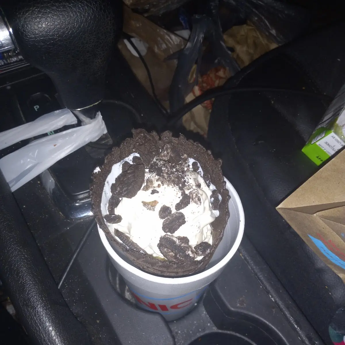 The New Double Oreo Waffle Cone