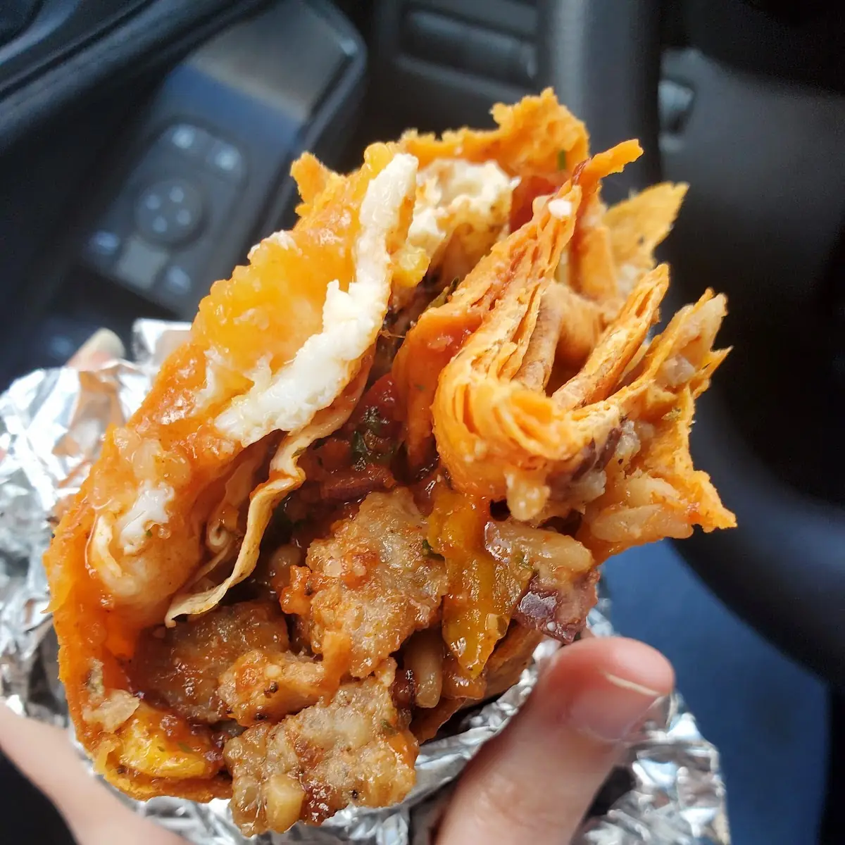 Sausage Breakfast Burrito
