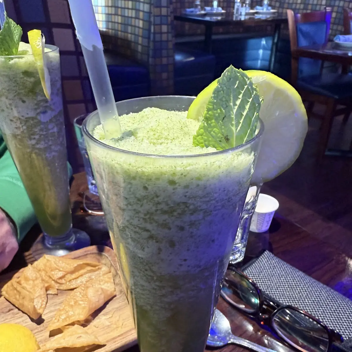 Mint and Lime Juice Drinks