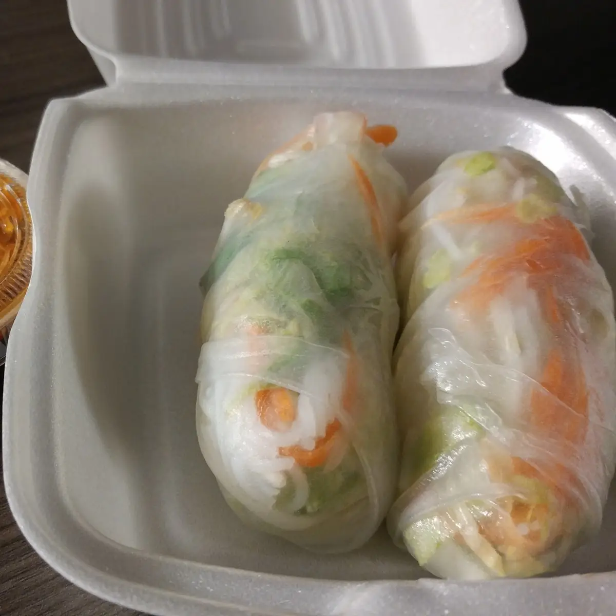 Basil Rolls and Peanut Sauce