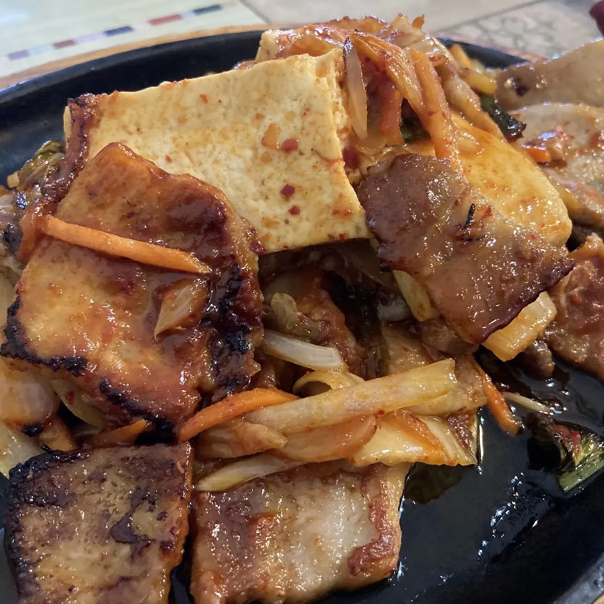 Kimchi Fried Pork Belly