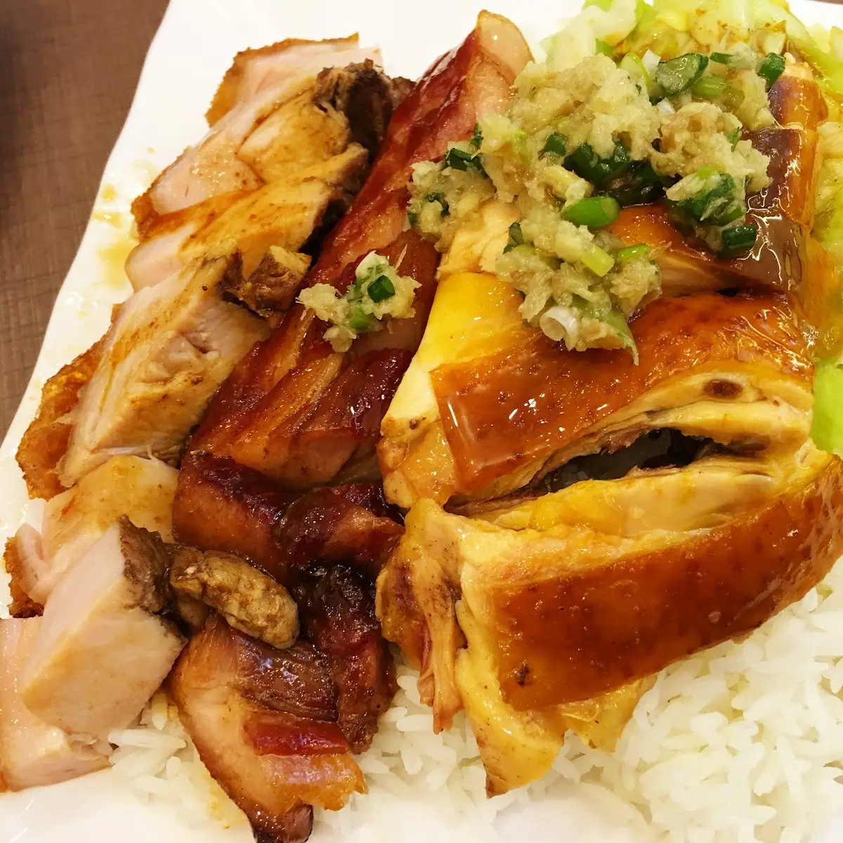 Soy Sauce Chicken and Roast Pork