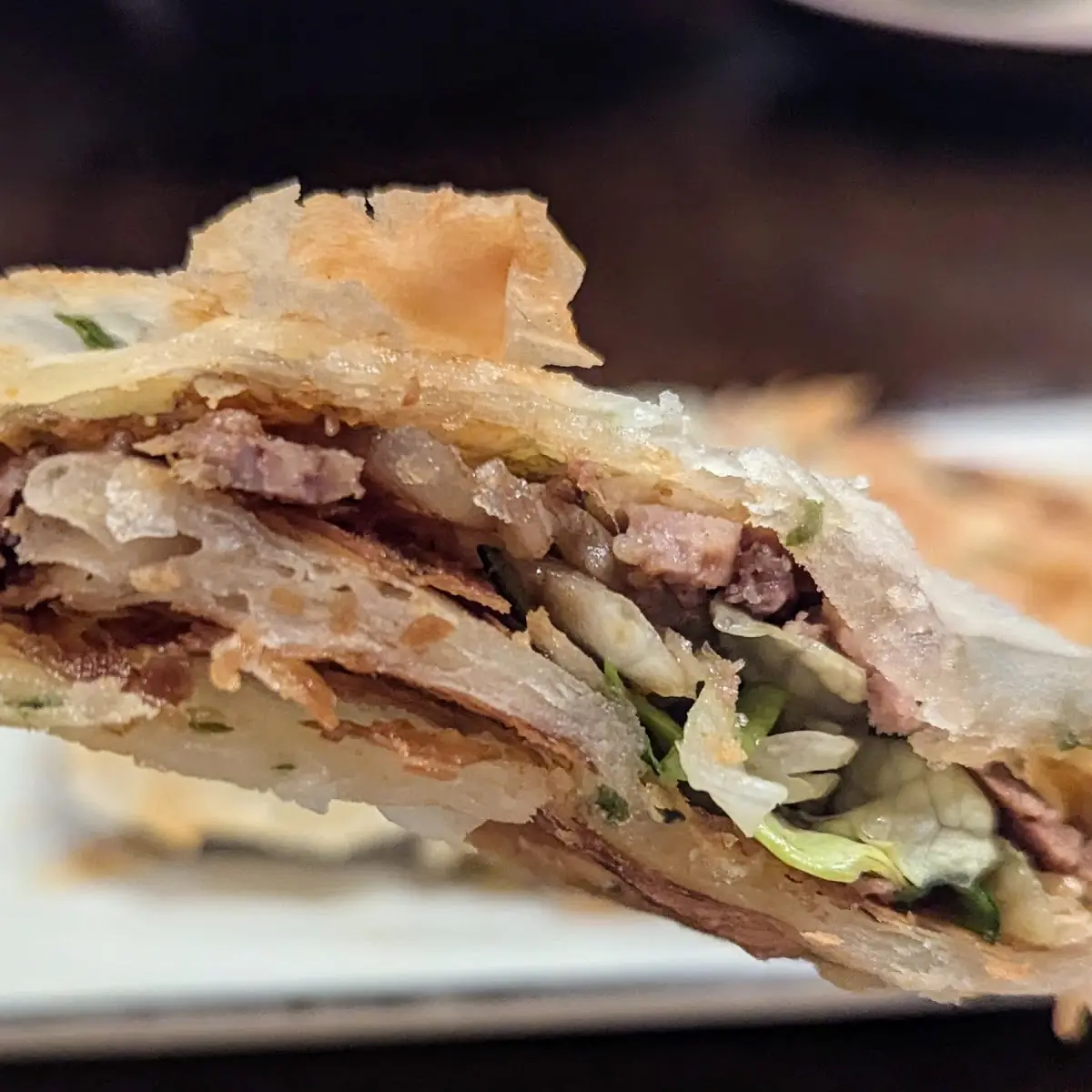 Scallion Pancake Sliced Beef