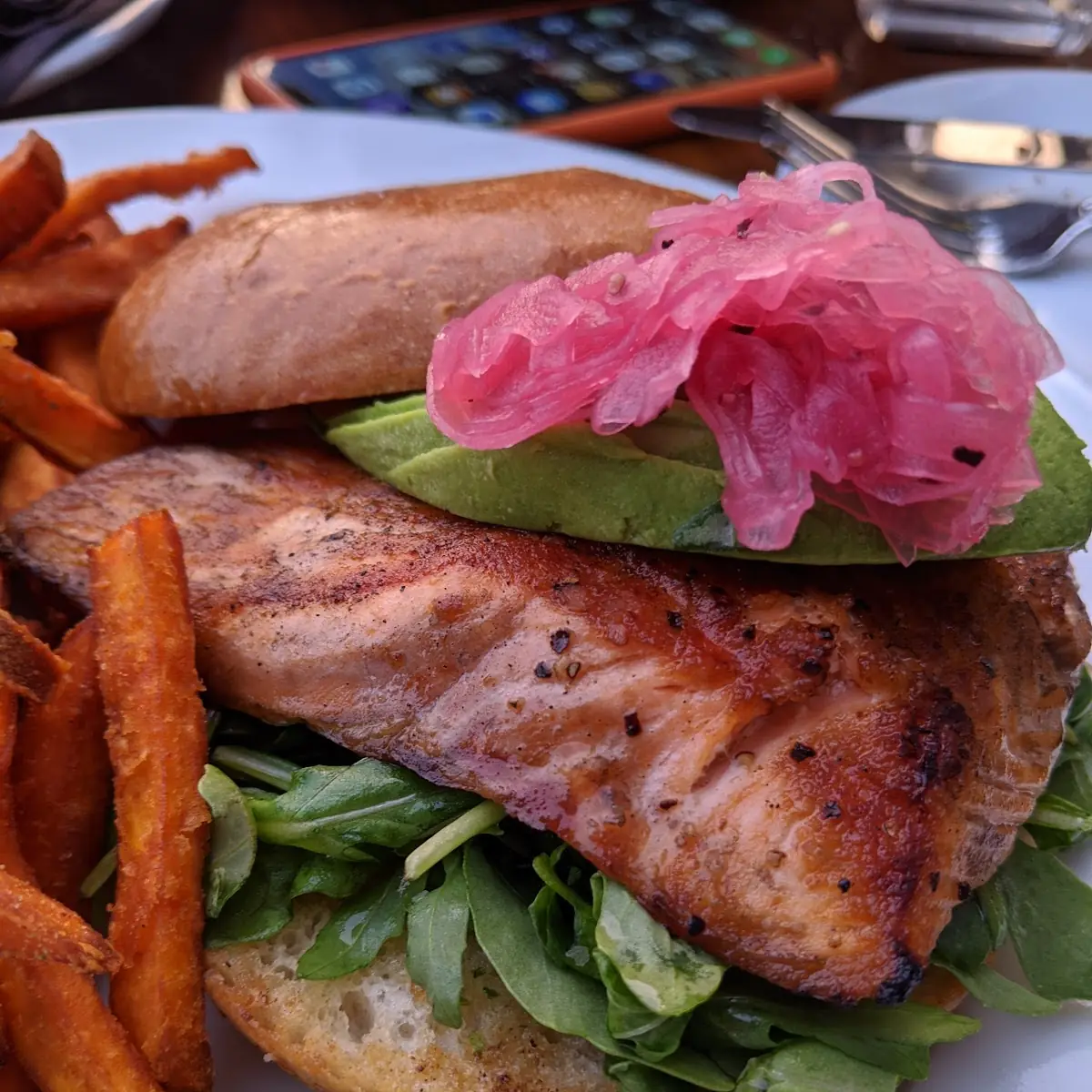 Columbia River Steelhead Sandwich