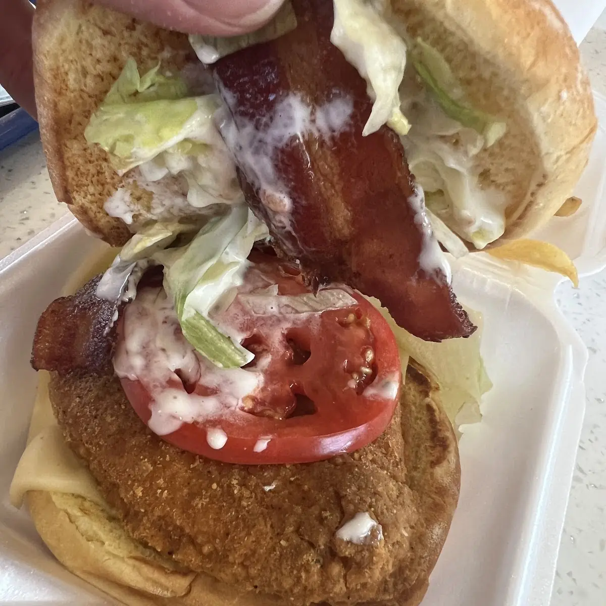 Spicy Deluxe Chicken Sandwich