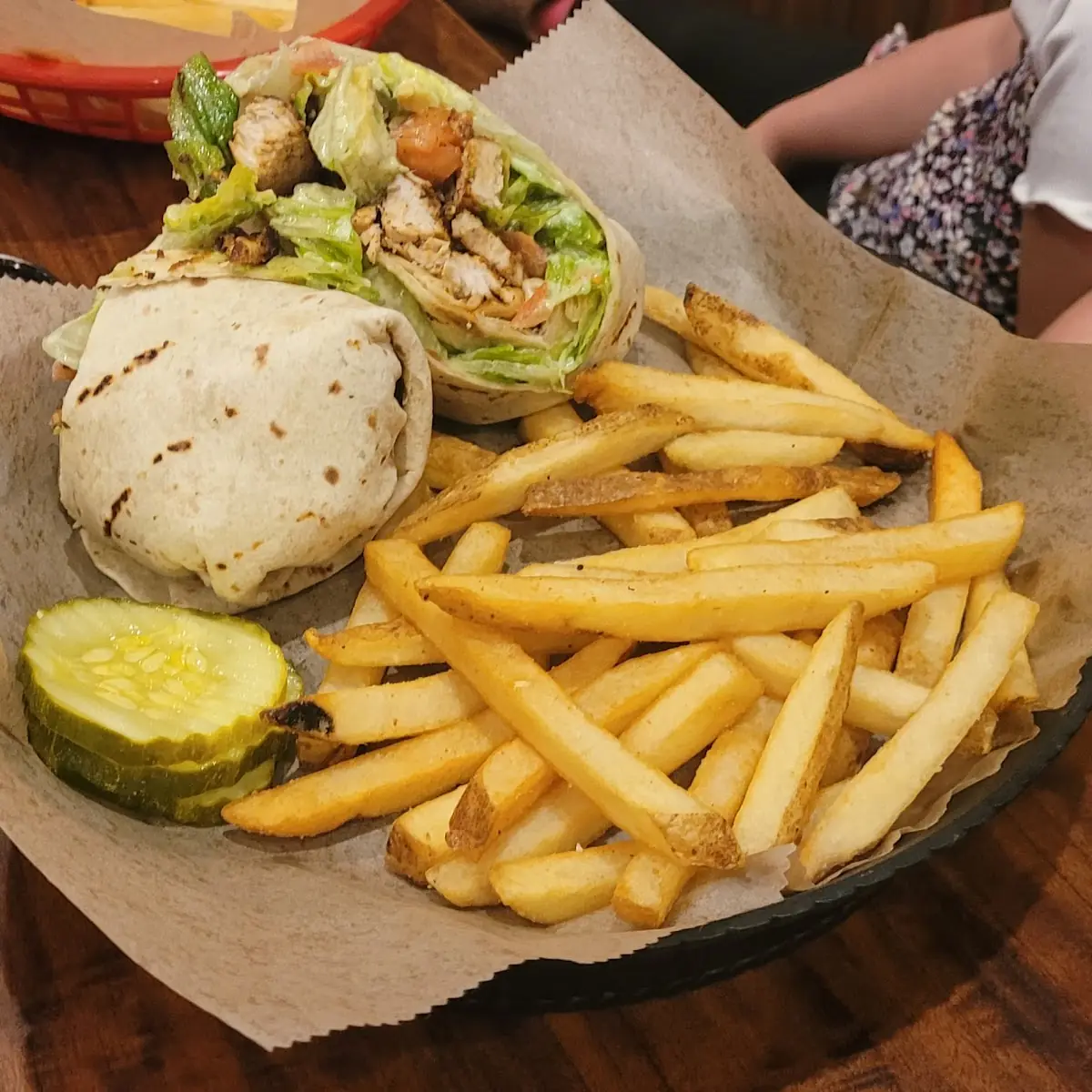 Blackened Chicken Wrap