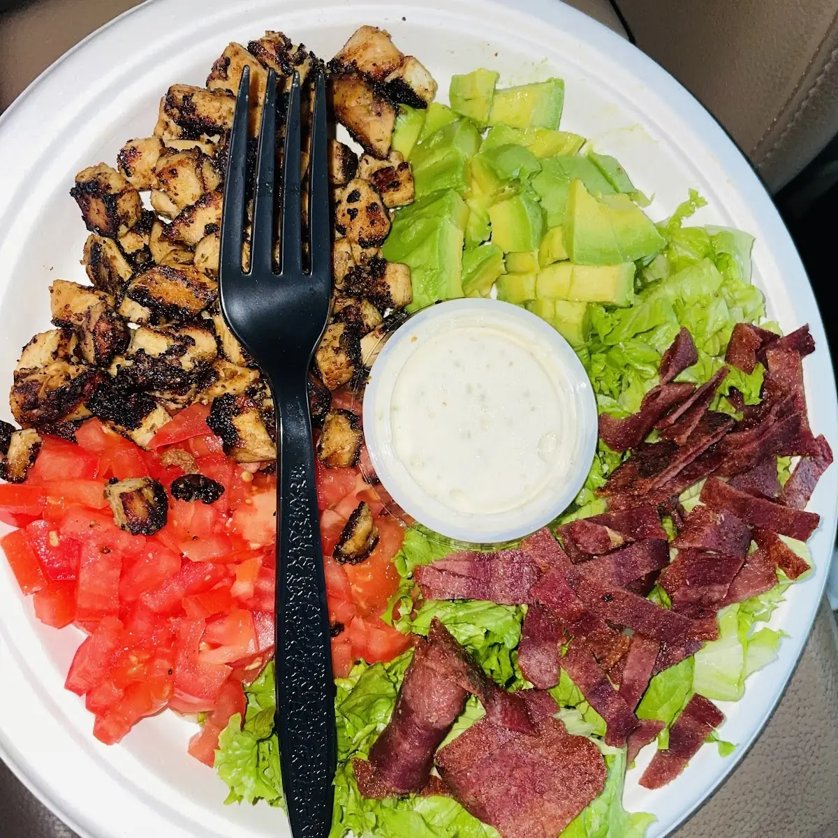 Garden Salad w Chicken and Turke Bacon