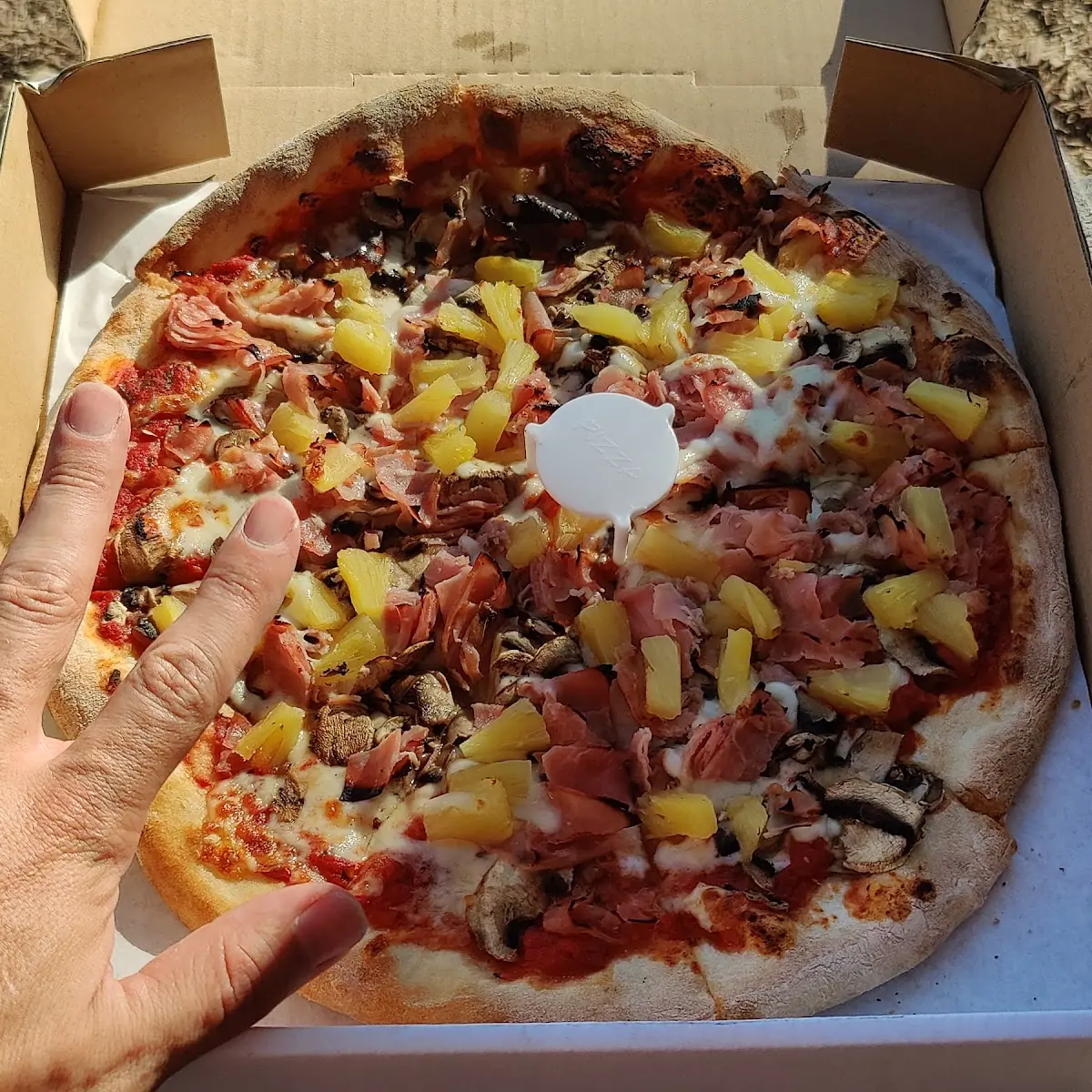 Super Hawaiian Pizza Without Bell Peppers