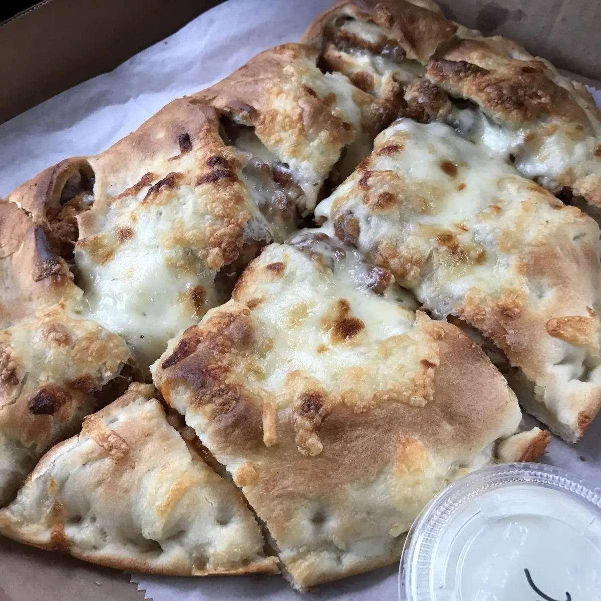Buffalo Chicken Calzone