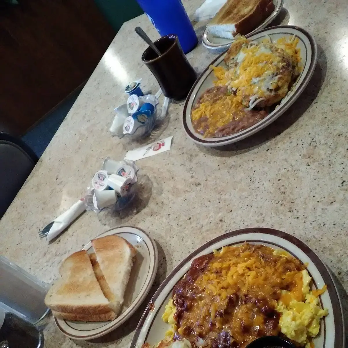 Pancakes and Hash Browns