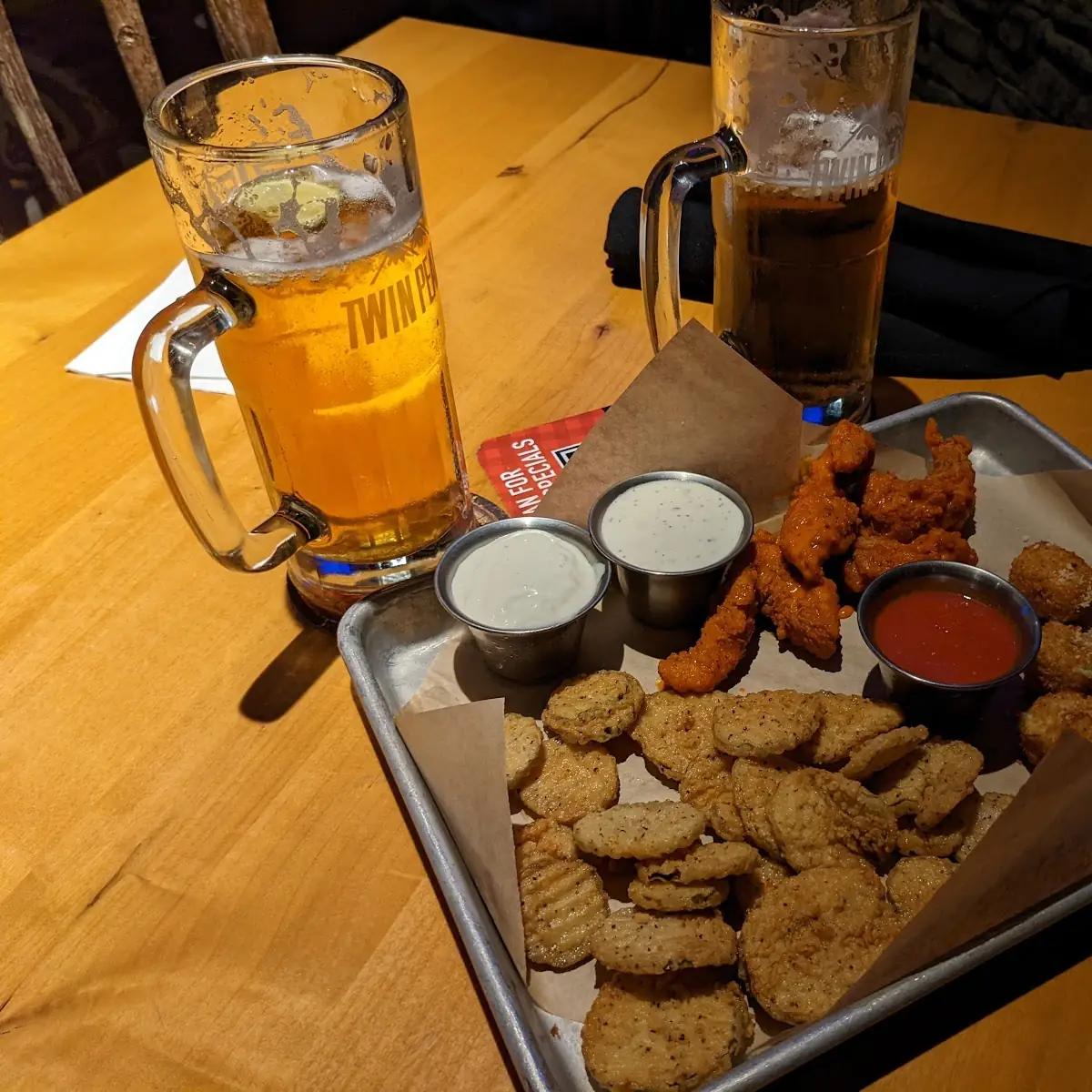 Fried Pickle & Jalapeno Basket