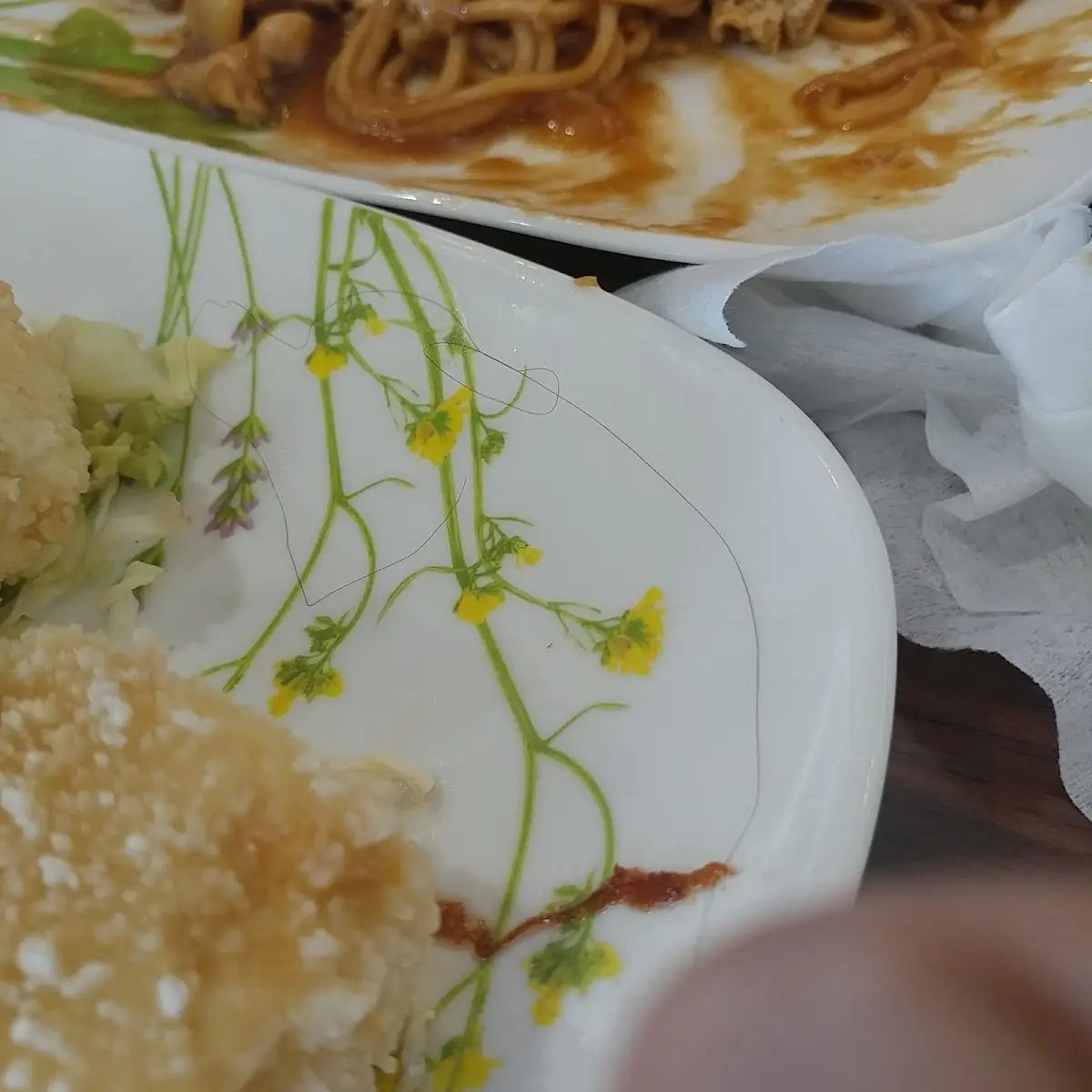 Hair in My Crispy Tofu