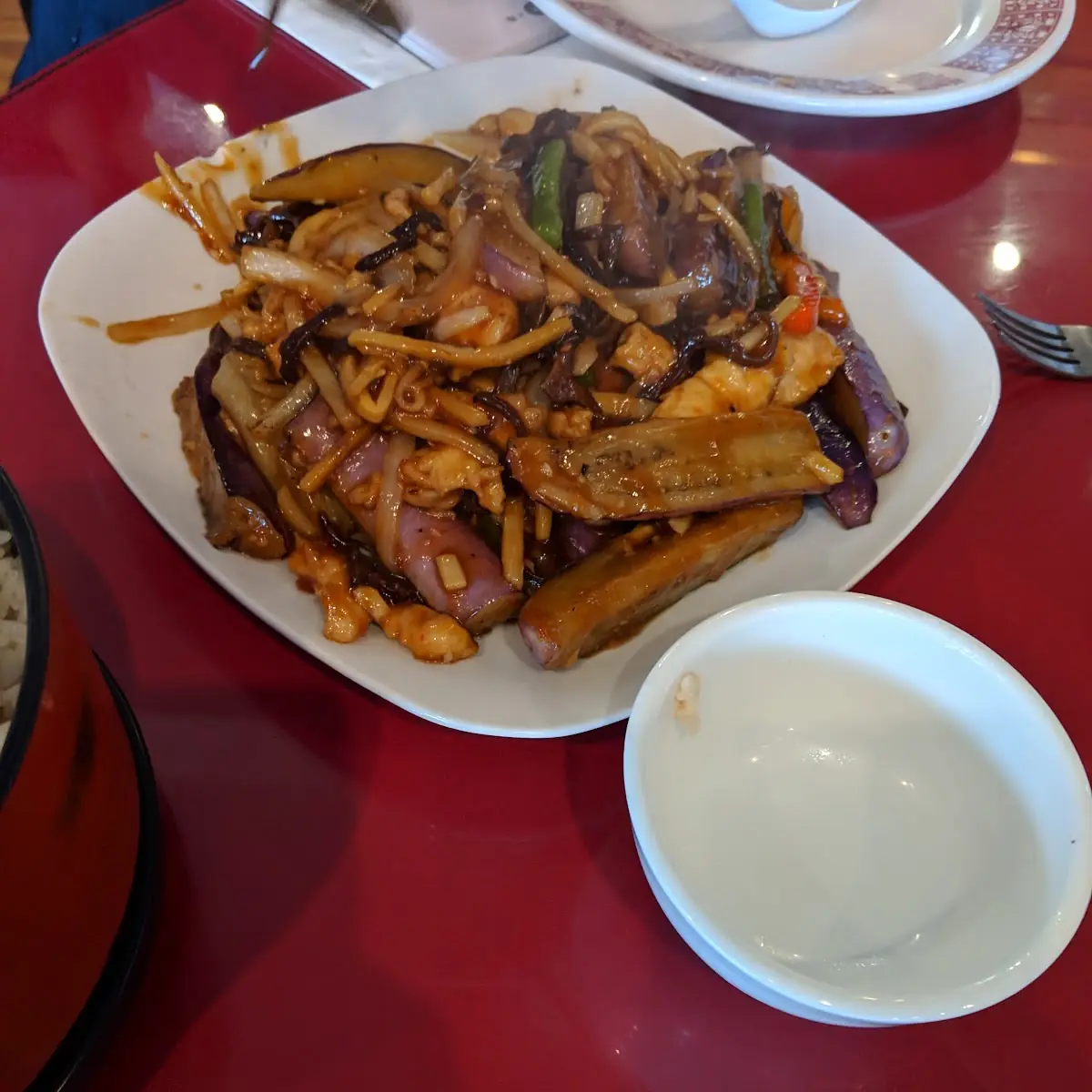 Eggplant in Hot Garlic Sauce