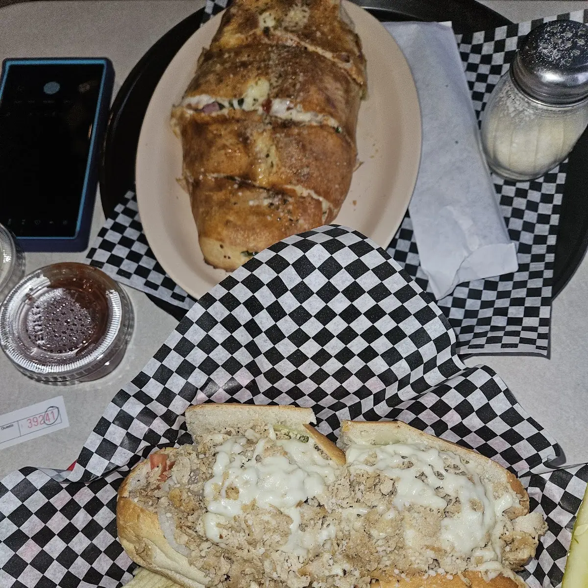 Chicken Cheesesteak and Stromboli