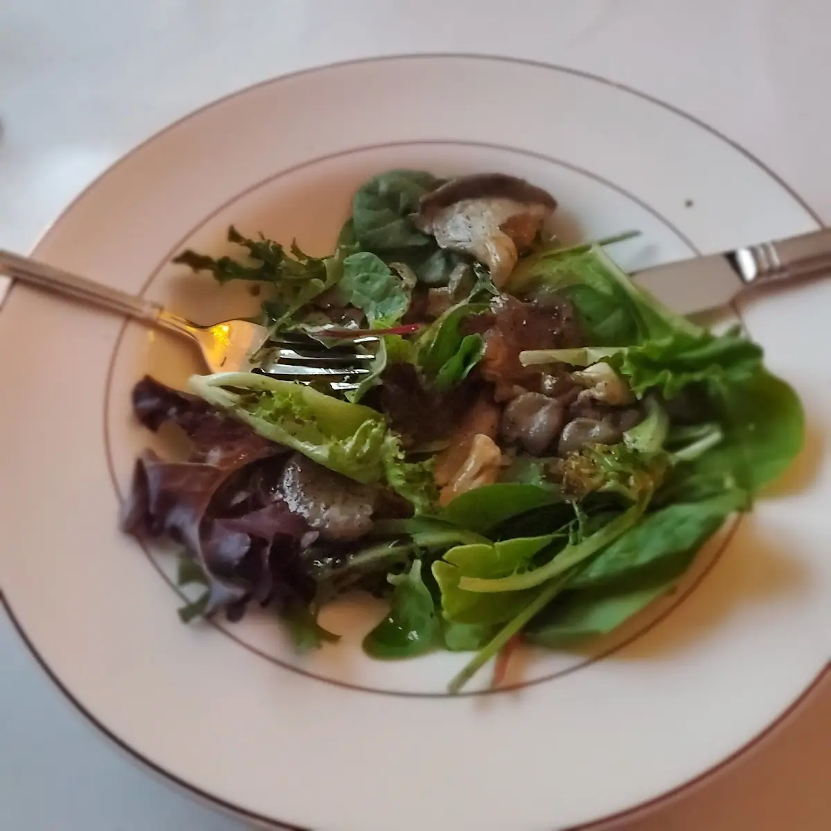 Blue Oyster Mushroom Salad