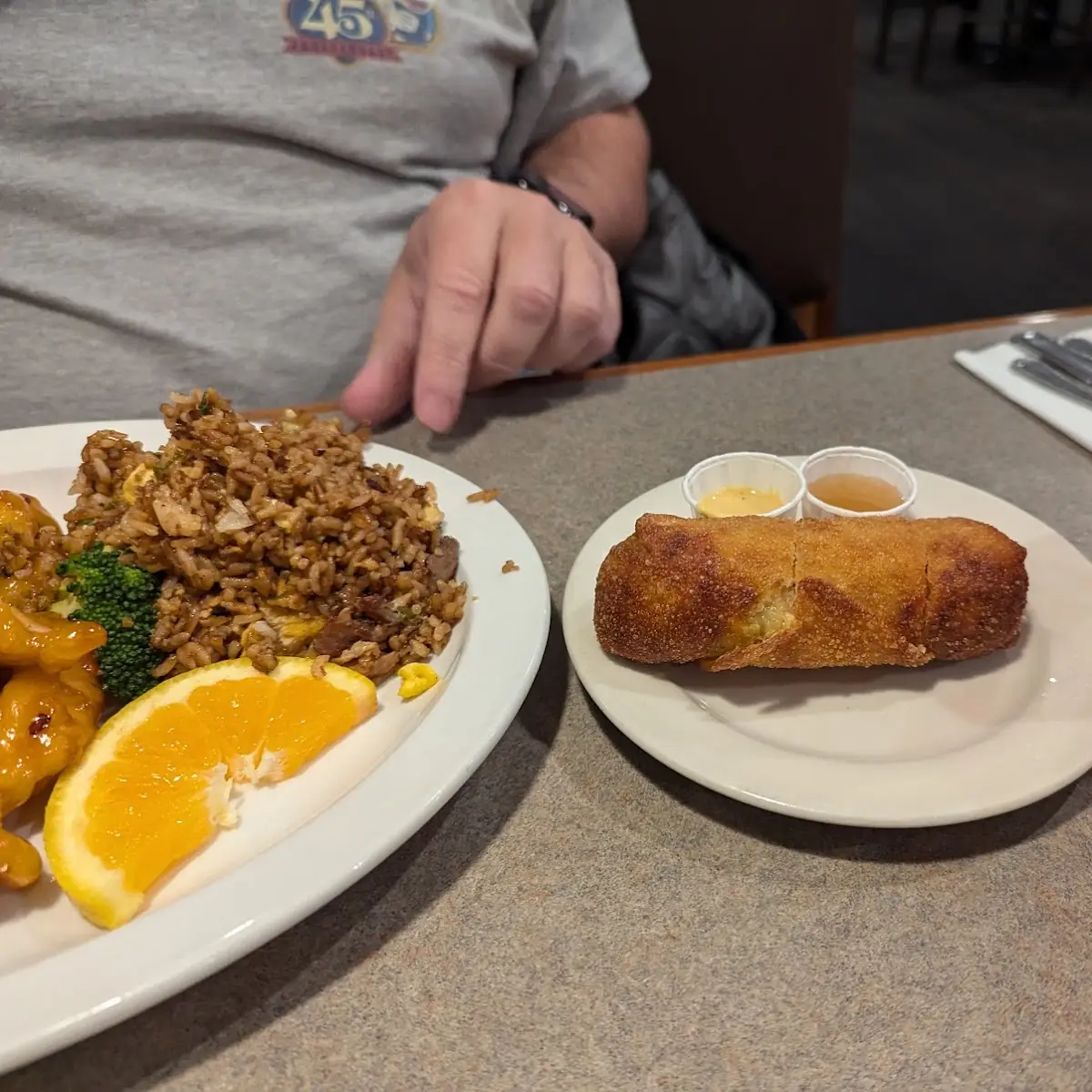 Chicken Fingers & Egg Roll