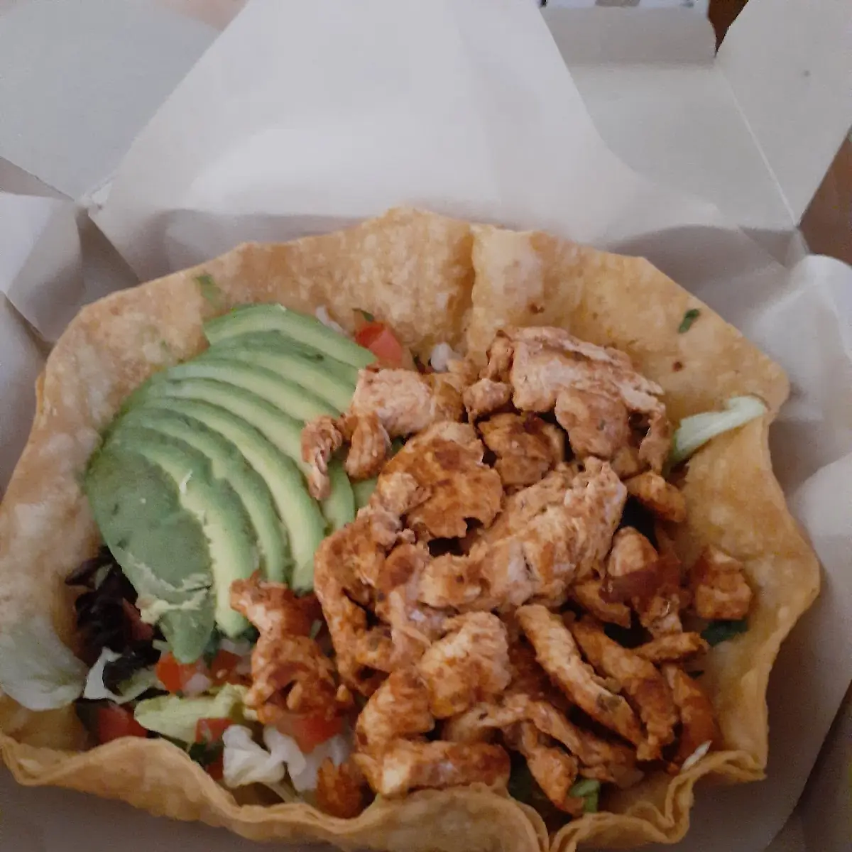 Chicken Tostada
